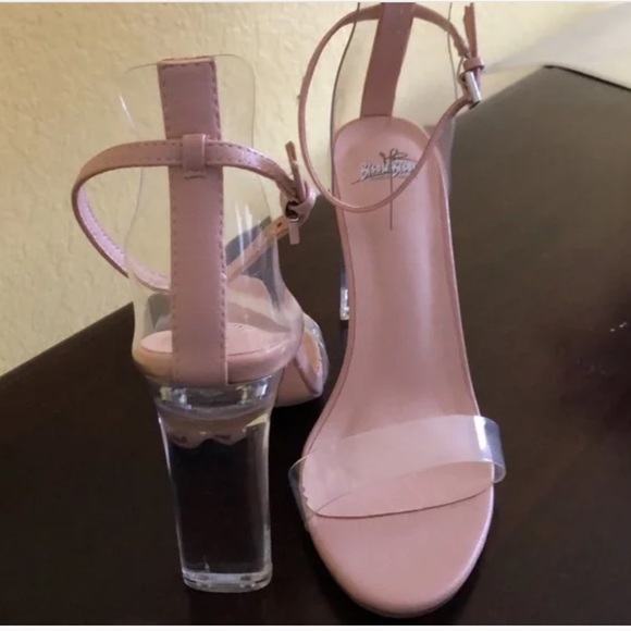 Bisou Bisou Lucy Bohbot Clear Stiletto heels - Picture 3 of 8